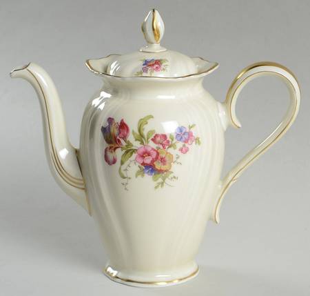Lombul Gold (Gold Trim) Mini Coffee Pot & Lid