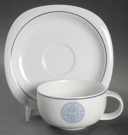 Long Life Flat Cup & Saucer Set