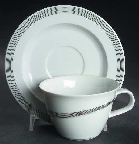 London Flat Cup & Saucer Set