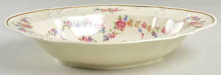 Lorraine 11" Oval Vegetable Bowl