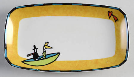 Love Story Relish/Gravy Underplate