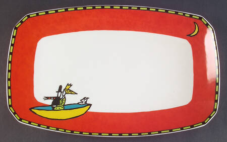 Love Story 13" Rectangular Serving Platter
