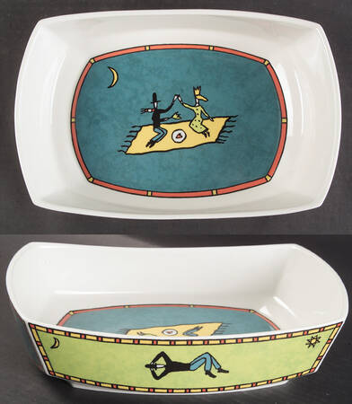 Love Story 11" Oval Vegetable Bowl