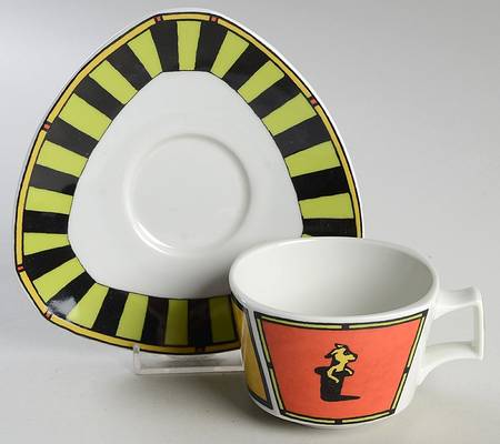 Love Story Flat Cup & Saucer Set