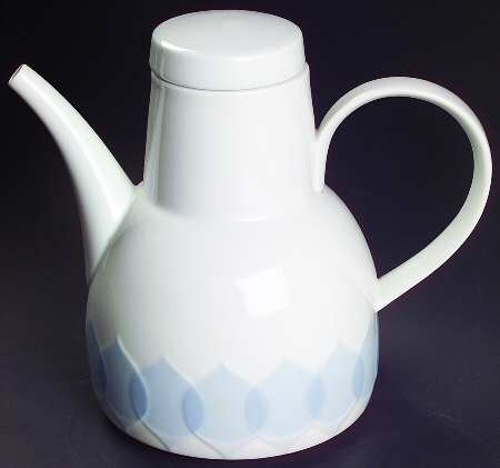 Lotus Azure Coffee Pot & Lid