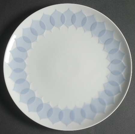 Lotus Azure Cake Plate