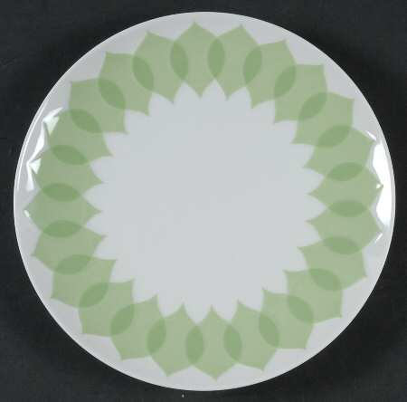 Lotus Green Coupe Salad Plate