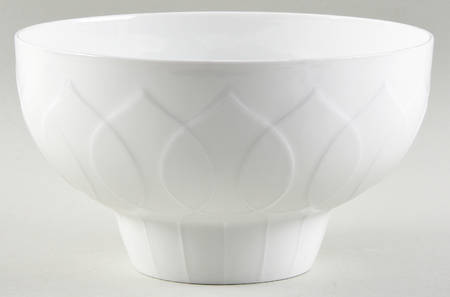 Lotus White 7" Round Vegetable Bowl
