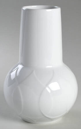 Lotus White 7" Vase