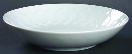 Lotus White Coupe Soup Bowl