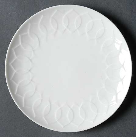 Lotus White Coupe Bread & Butter Plate