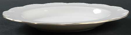 Luisa Gold Large Rim Soup Bowl
