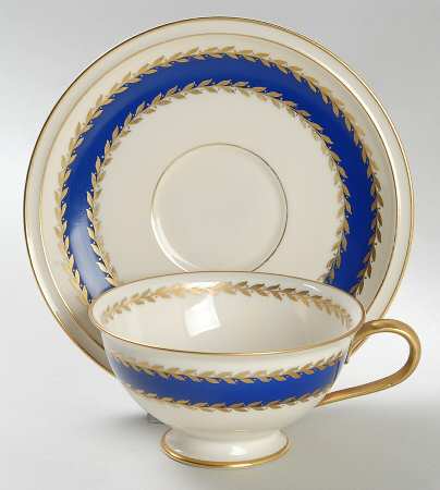 Marie Antoinette Footed Cup & Saucer Set