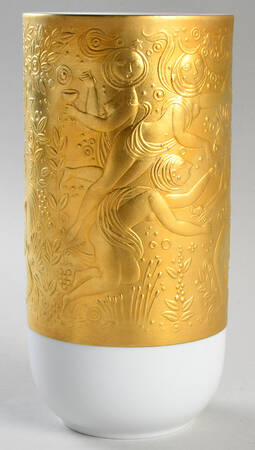 Magic Flute Gold (Sarastro) 8" Vase