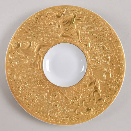 Magic Flute Gold (Sarastro) Saucer for Flat Cup