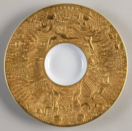 Magic Flute Gold (Sarastro) Saucer for Flat Cup