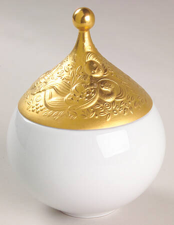 Magic Flute Gold (Sarastro) Sugar Bowl & Lid