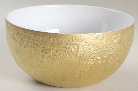 Magic Flute Gold (Sarastro) 6" Round Vegetable Bowl