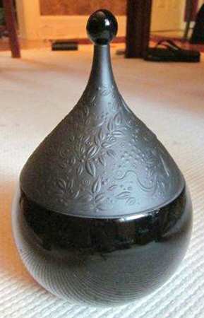 Magic Flute Black Sugar Bowl & Lid