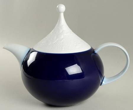 Magic Flute Cobalt Teapot & Lid