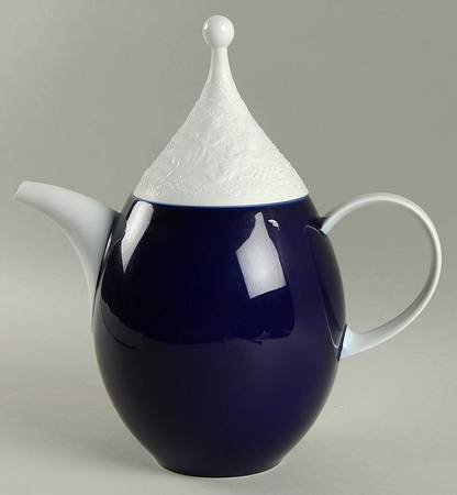 Magic Flute Cobalt Coffee Pot & Lid