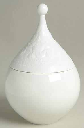 Magic Flute White Candy Box & Lid