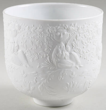 Magic Flute White 5" Vase