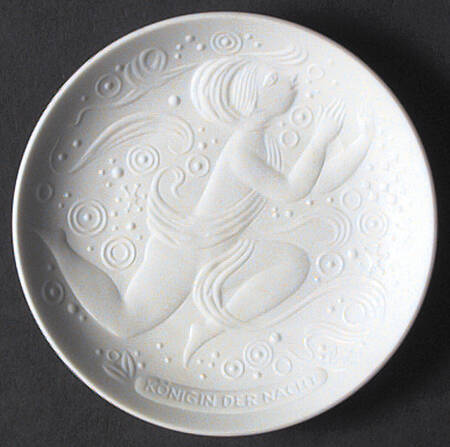 Magic Flute White 4" Round Dish