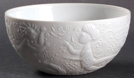 Magic Flute White Fruit/Dessert (Sauce) Bowl