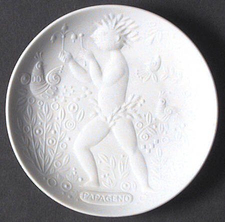 Magic Flute White 4" Round Dish