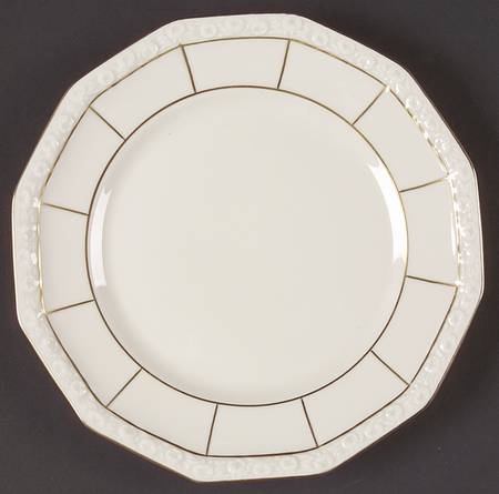 Maria Gold Salad Plate