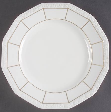 Maria Gold Large Dinner Plate