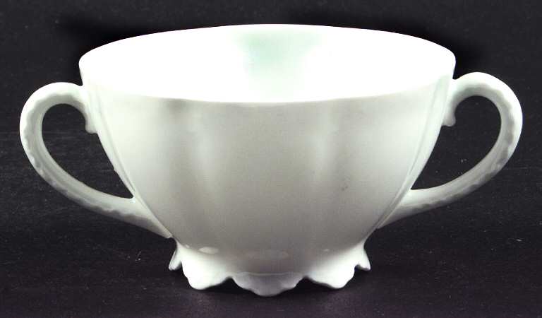 Malmaison Footed Cream Soup Bowl