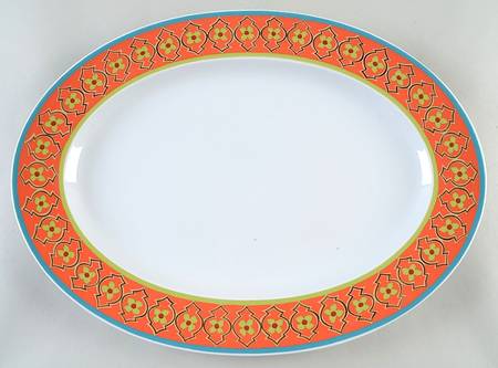 Mamounia 16" Oval Serving Platter