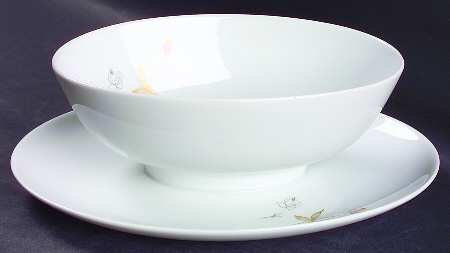 Margaret Rose (Form E) Gravy Boat with Attached Underplate