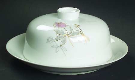Margaret Rose (Form E) Round Covered Butter
