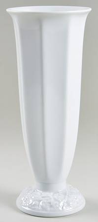 Maria White (12 Sided) 10" Vase
