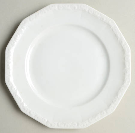 Maria White (12 Sided) Dessert/Pie Plate