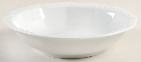 Maria White (12 Sided) Rim Fruit/Dessert (Sauce) Bowl