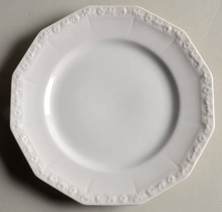 Maria White (12 Sided) Salad Plate