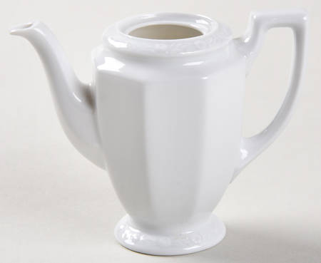 Maria White (12 Sided) Toy Coffee Pot No Lid