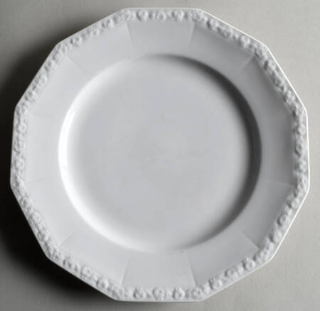 Maria White (12 Sided) Dinner Plate