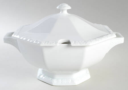 Maria White (12 Sided) Small Tureen & Lid