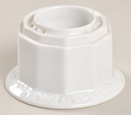 Maria White (12 Sided) Caviar Jar No Lid