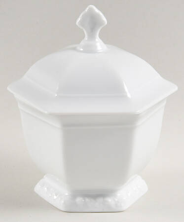 Maria White (12 Sided) Jam/Jelly & Lid