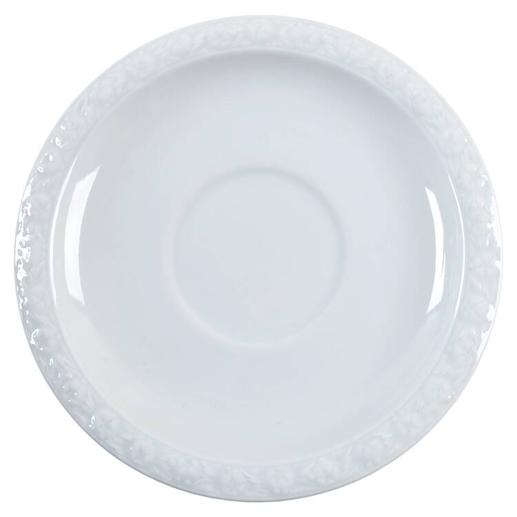Maria White (12 Sided) Saucer for Cream Soup Bowl