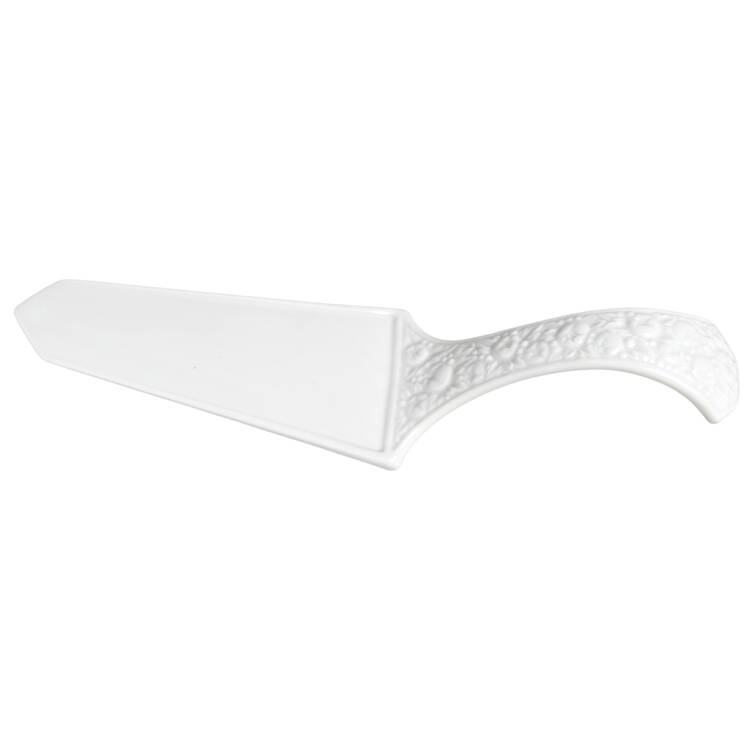 Maria White (12 Sided) Solid Ceramic Pie/Cake Server