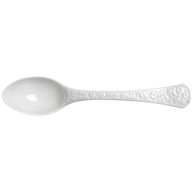 Maria White (12 Sided) Solid Casserole Spoon
