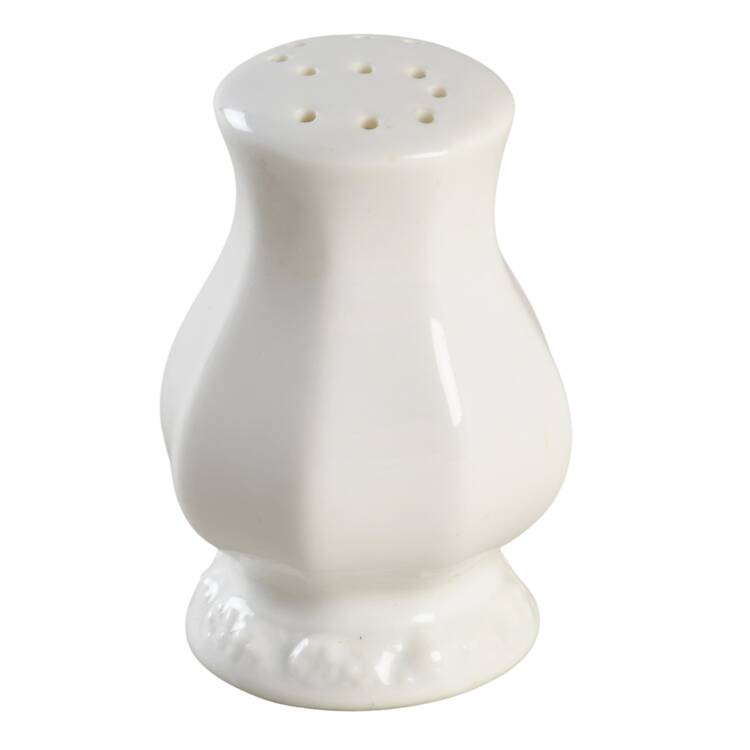 Maria White (12 Sided) Salt Shaker