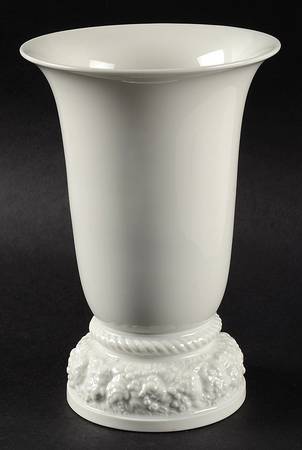 Maria White (12 Sided) 8" Vase